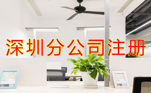 深圳分公司注冊資金